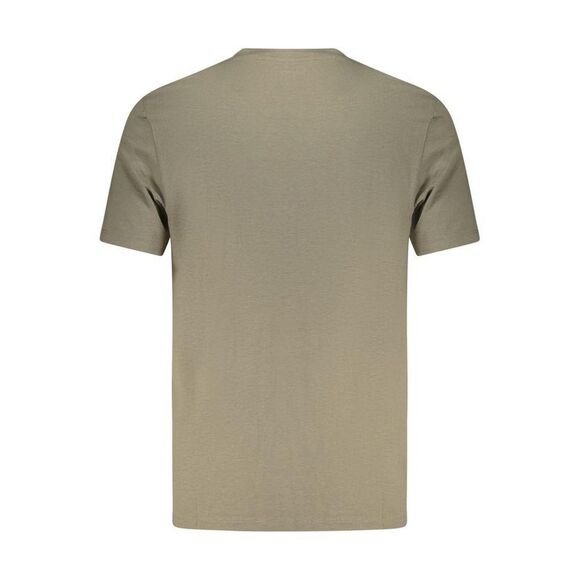 Guess Jeans Cotton Crew Neck Graphic T-Shirt Men Green T-Shirts - Picture 2 of 2